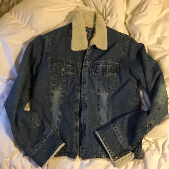 Steve & Barry's Jackets & Blazers - Steve & Barry’s women’s denim Sherpa sz L jacket